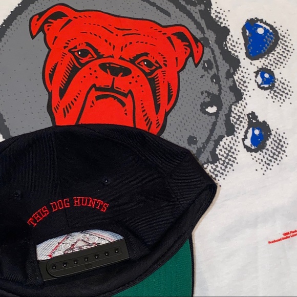 Vintage 1995 Red Dog Malt Liquor Beer Shirt + Hat Bundle - Picture 6 of 6